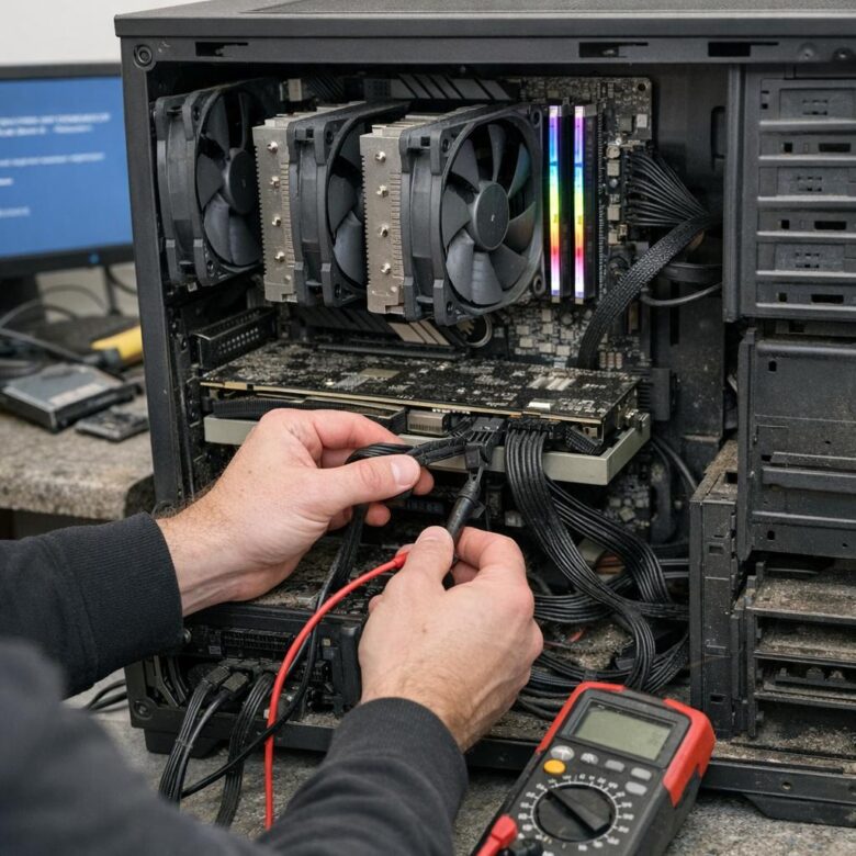 Fixing Kernel Power Event 41 Errors in High-End Rendering PCs
